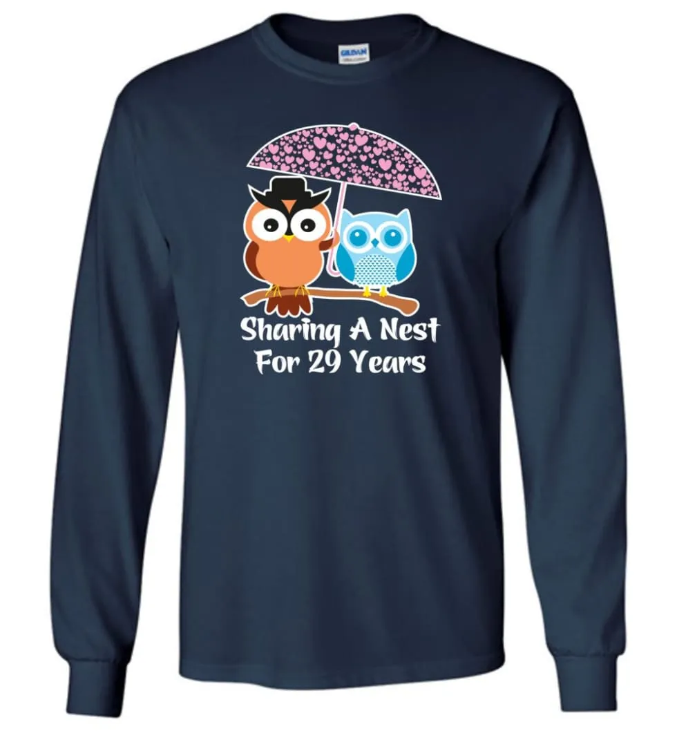 29 Years Wedding Anniversary Gifts Valentine's Day Long Sleeve T-Shirt