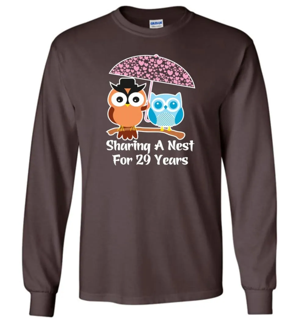 29 Years Wedding Anniversary Gifts Valentine's Day Long Sleeve T-Shirt