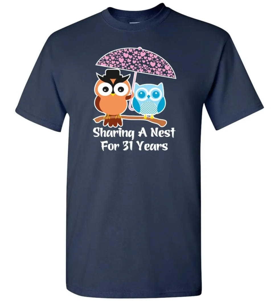 31 Years Wedding Anniversary Gifts Valentine's Day T-shirt