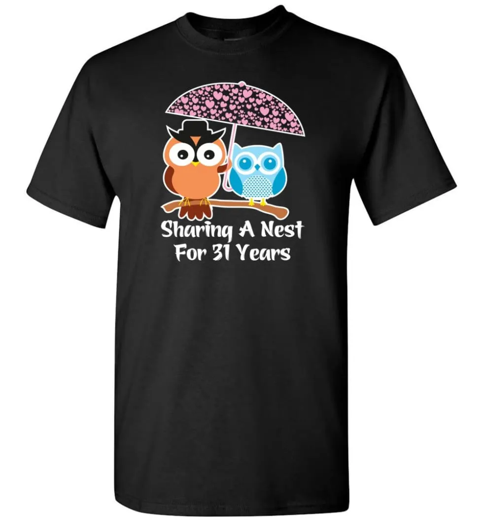 31 Years Wedding Anniversary Gifts Valentine's Day T-shirt