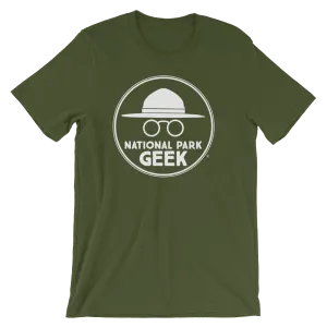 A National Park Geek T-Shirt - White Logo