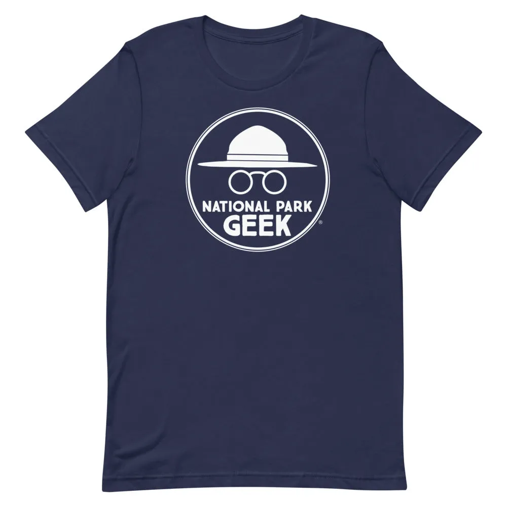 A National Park Geek T-Shirt - White Logo