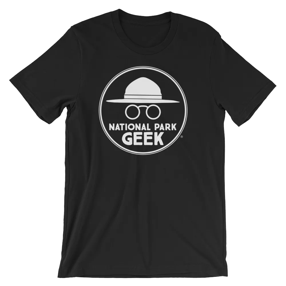 A National Park Geek T-Shirt - White Logo