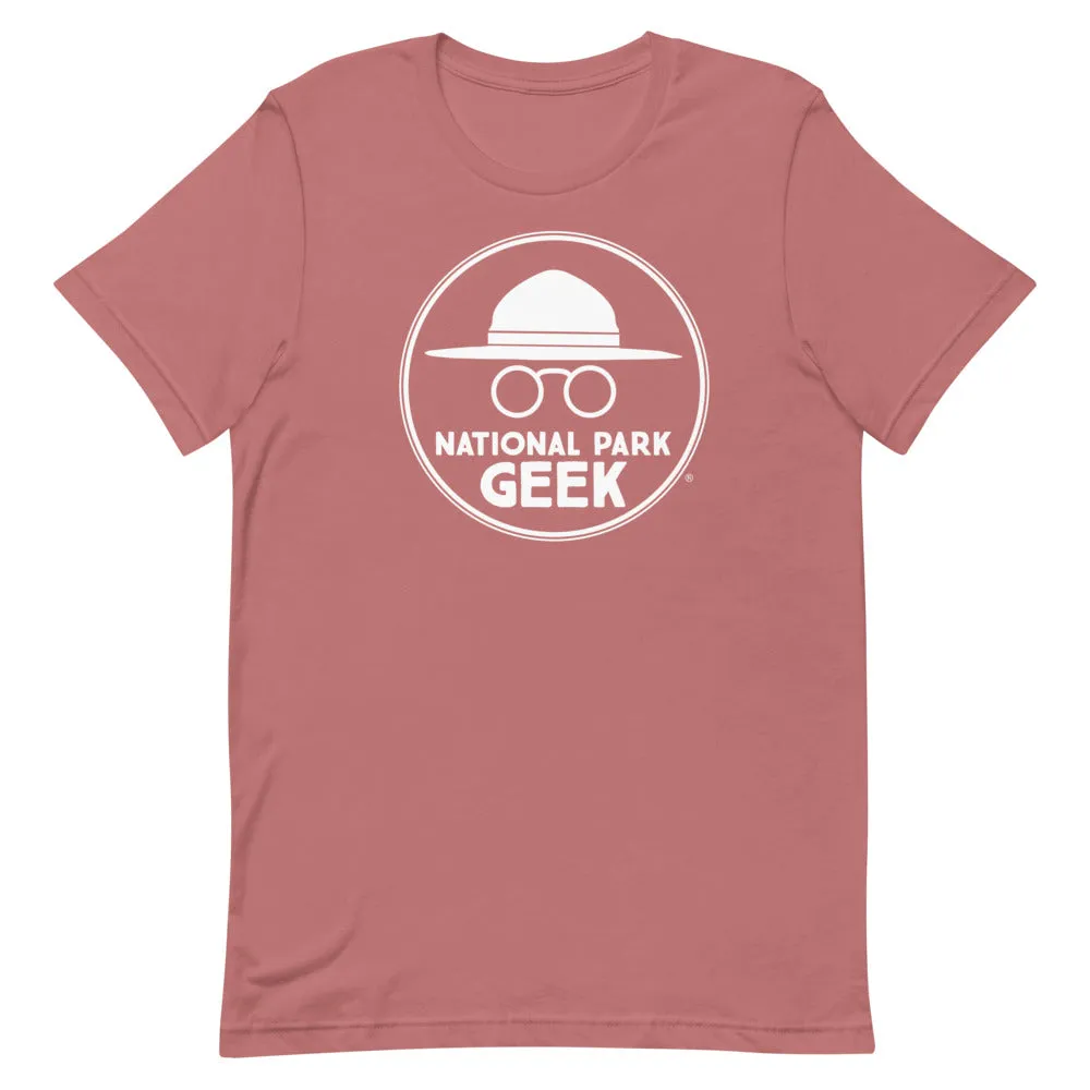 A National Park Geek T-Shirt - White Logo