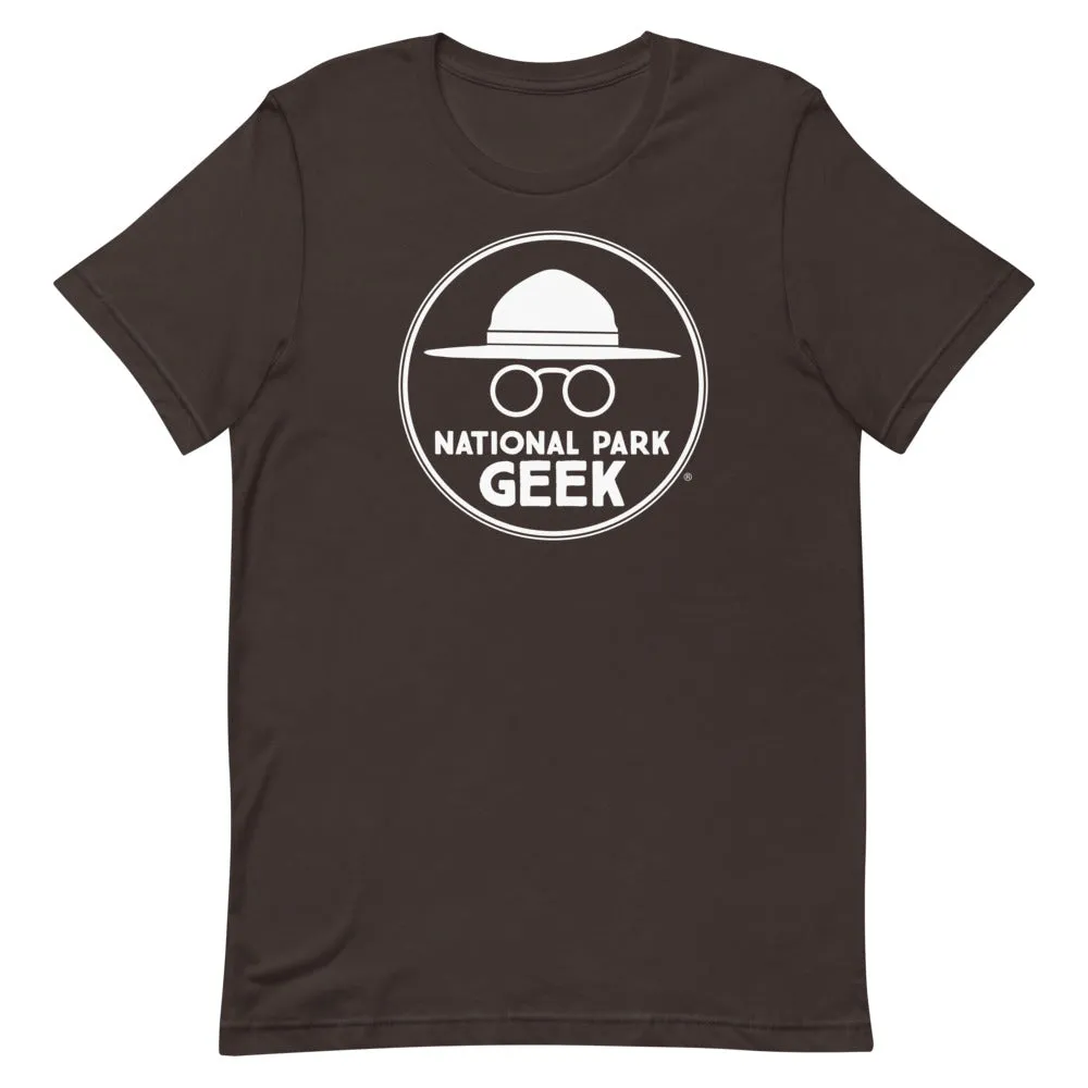 A National Park Geek T-Shirt - White Logo