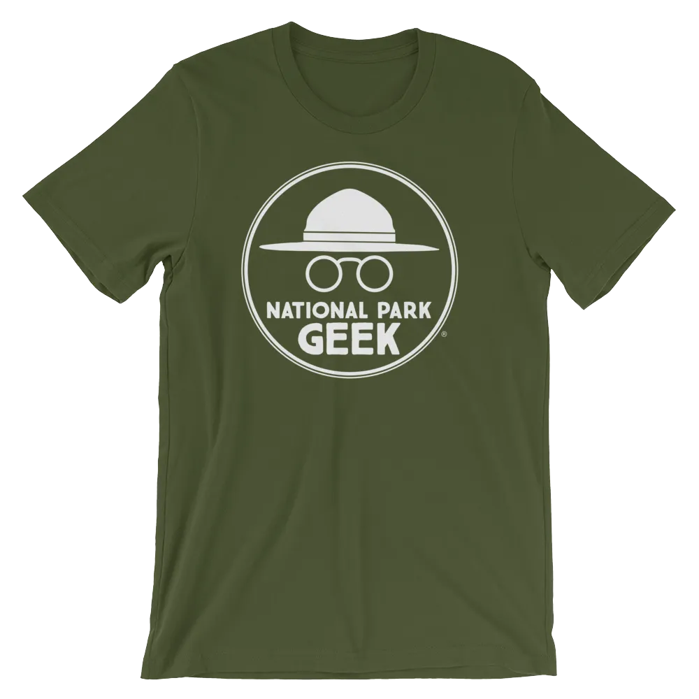 A National Park Geek T-Shirt - White Logo