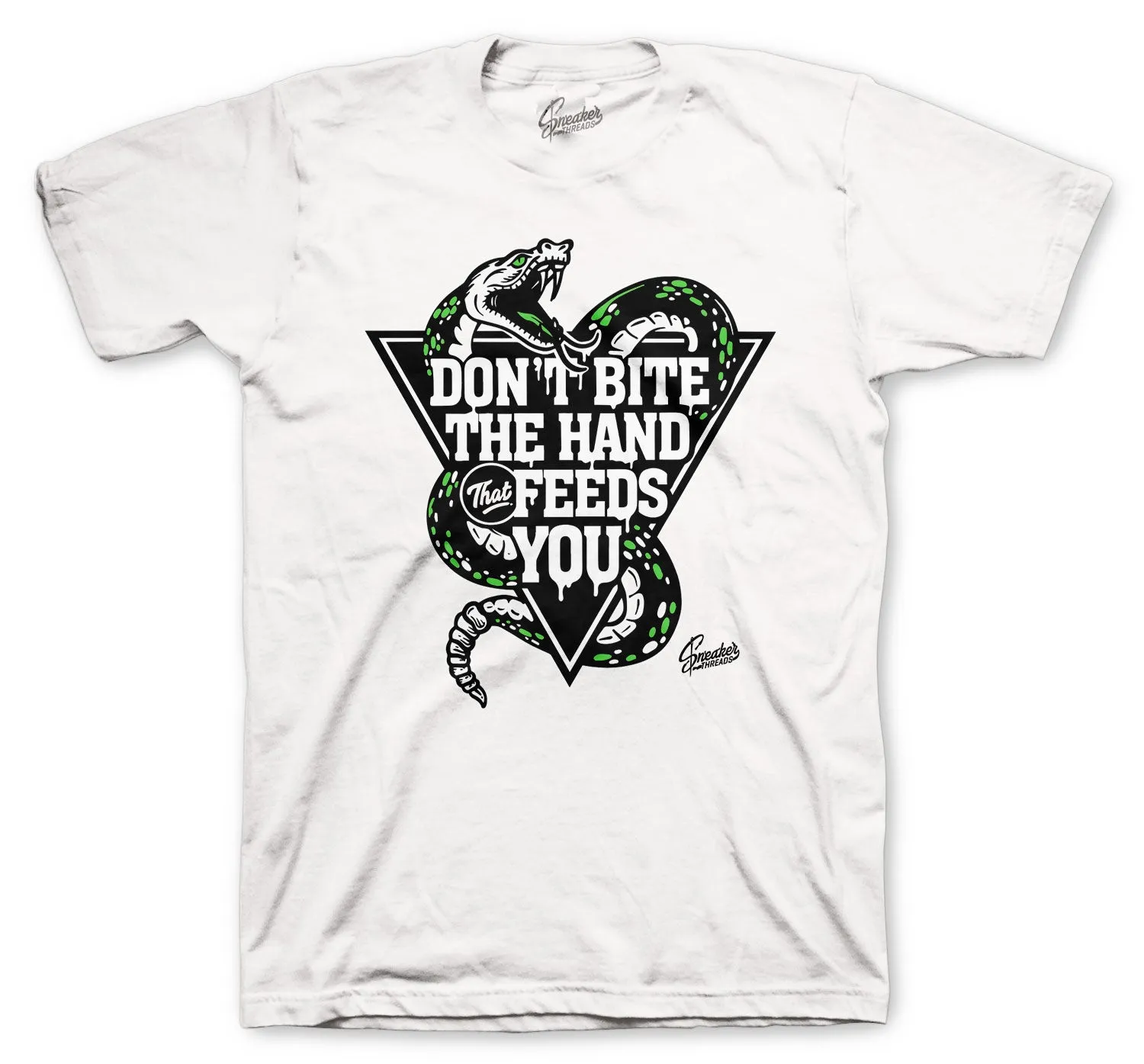 Air Max Green Camo Shirt - Hand That Feeds - White