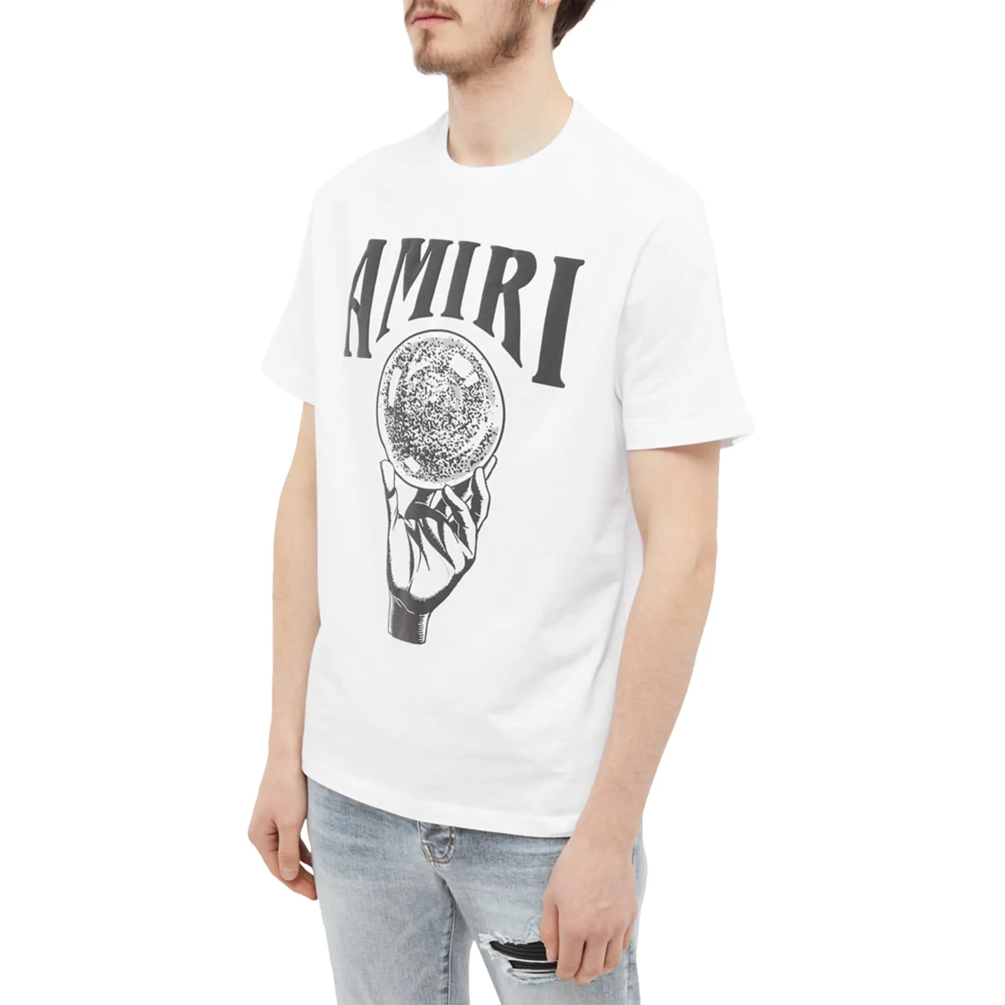 Amiri Crystal Ball T Shirt White