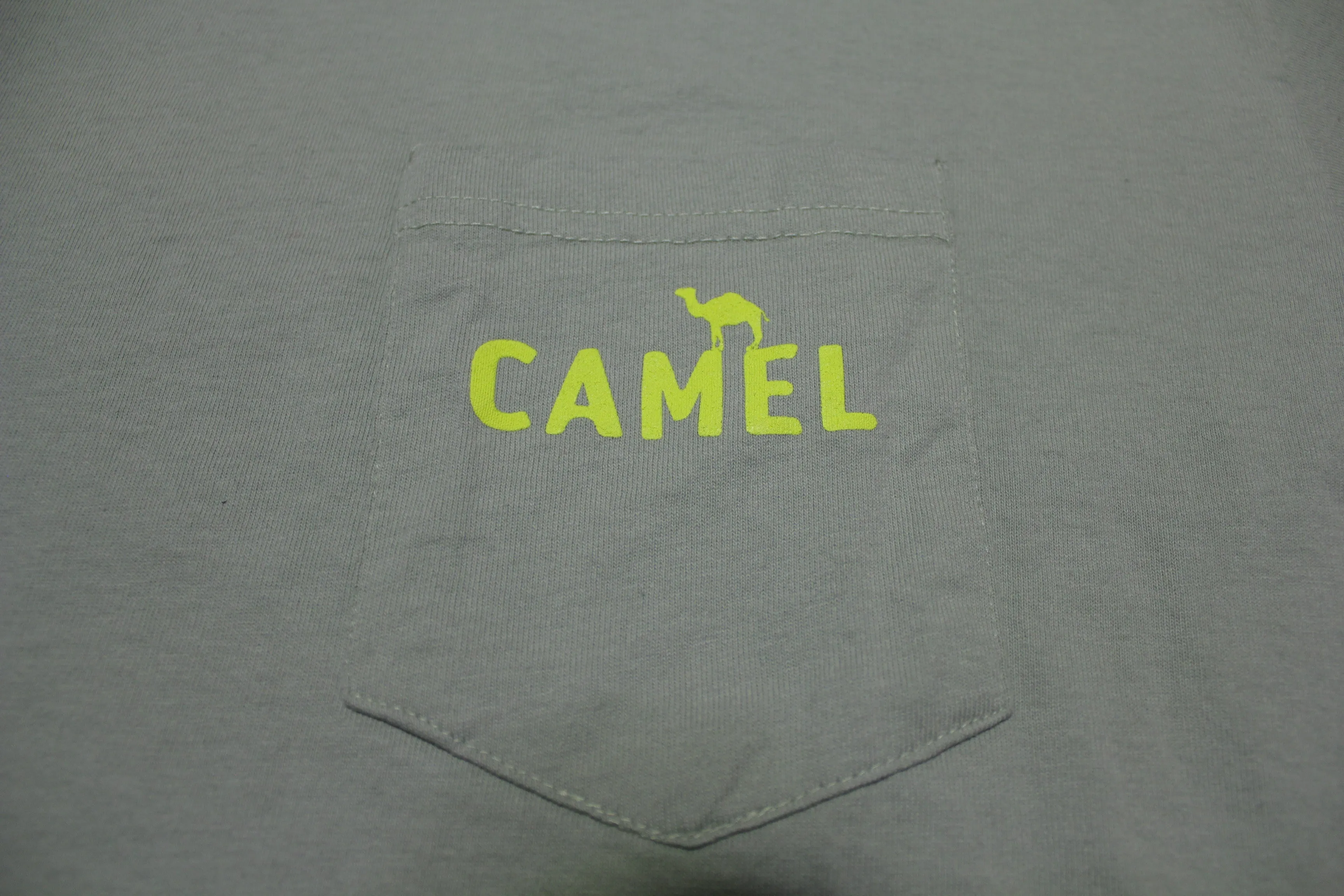 Camel Cigarettes Tobacco Vintage 90's American Born Made in USA Pocket T-Shirt