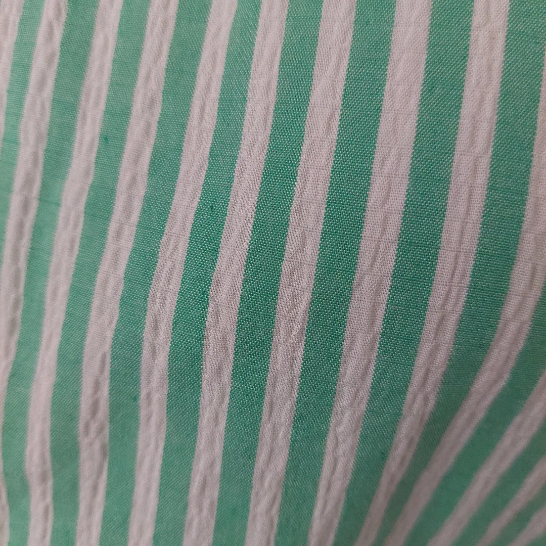 C&A Green & White Striped Flat Collar Shirt | Brand new |