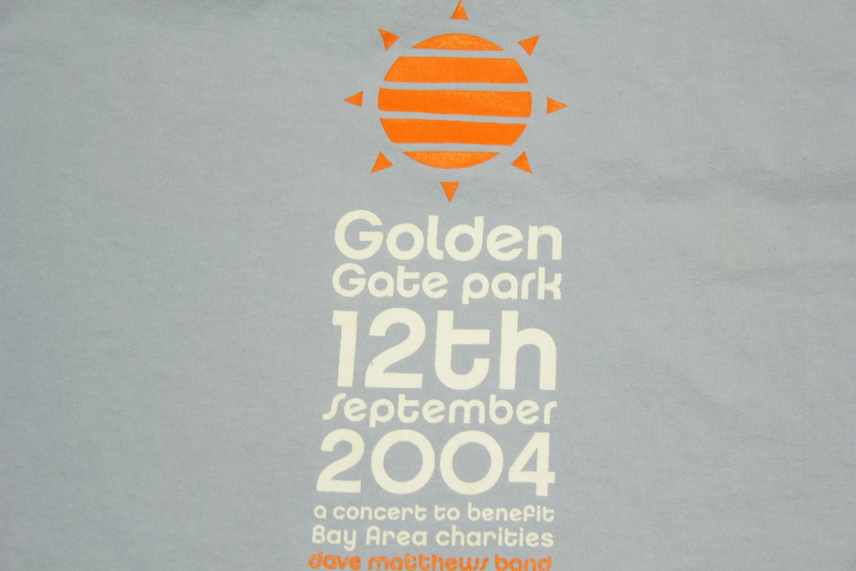 Dave Matthews Band 2004 Golden Gate Long Sleeve Concert SF T-Shirt