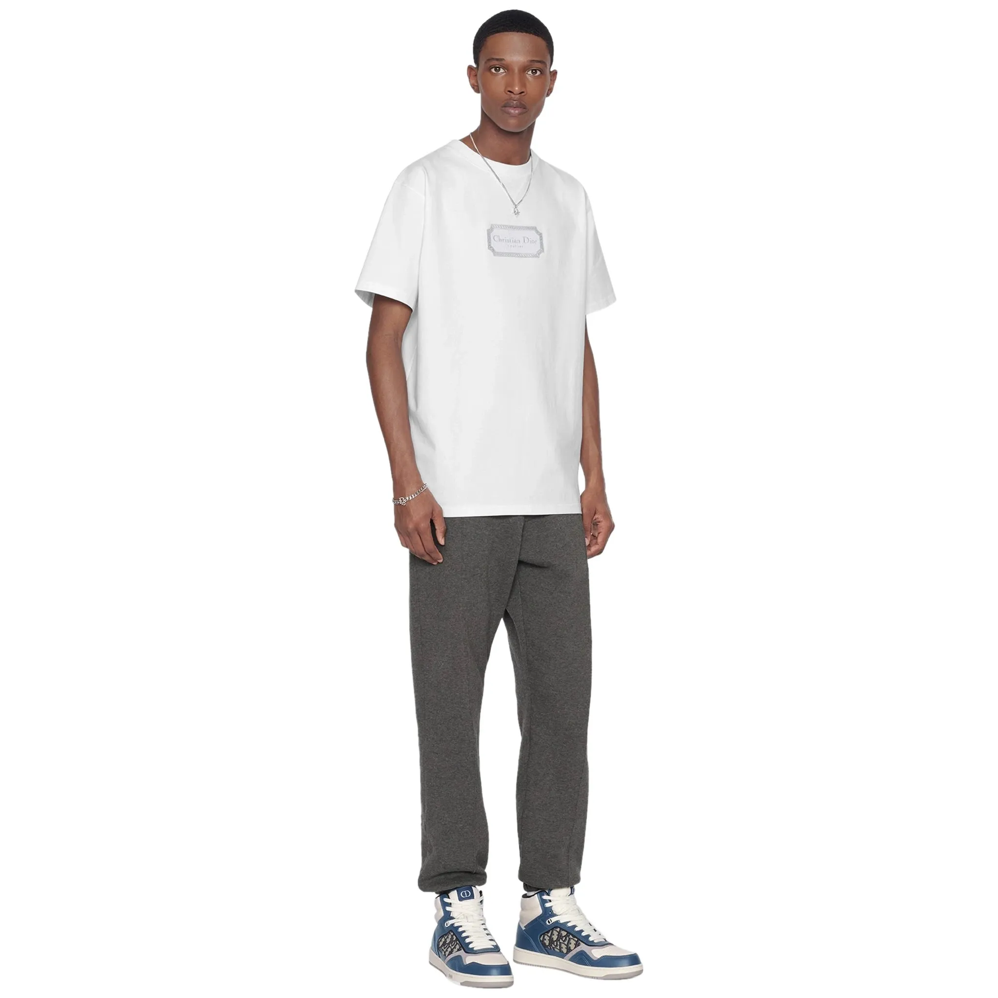 Dior 'Christian Dior Couture' Relaxed Fit White T Shirt