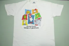 Dr. Seuss Universal Studios Vintage 90's Islands of Adventure Landing T-Shirt