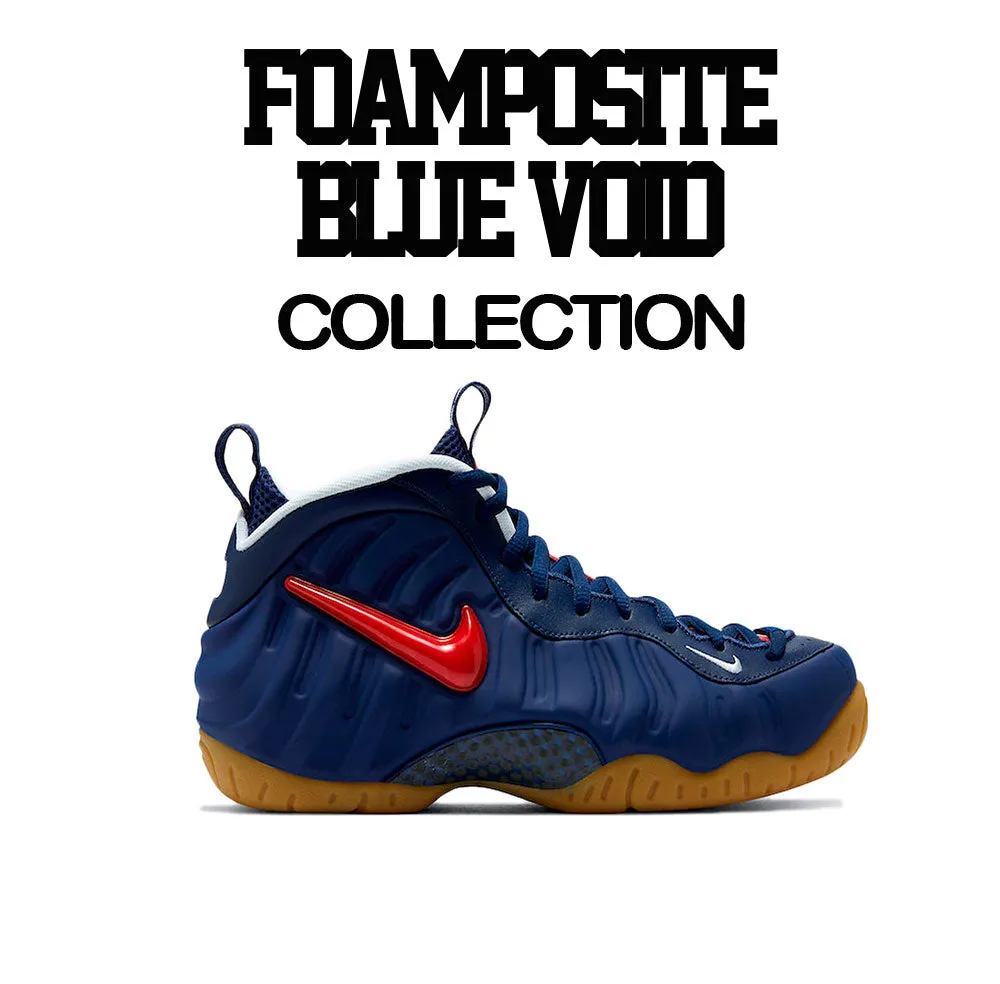 Foamposite Blue Void Shirt - Heaven Cent - Navy