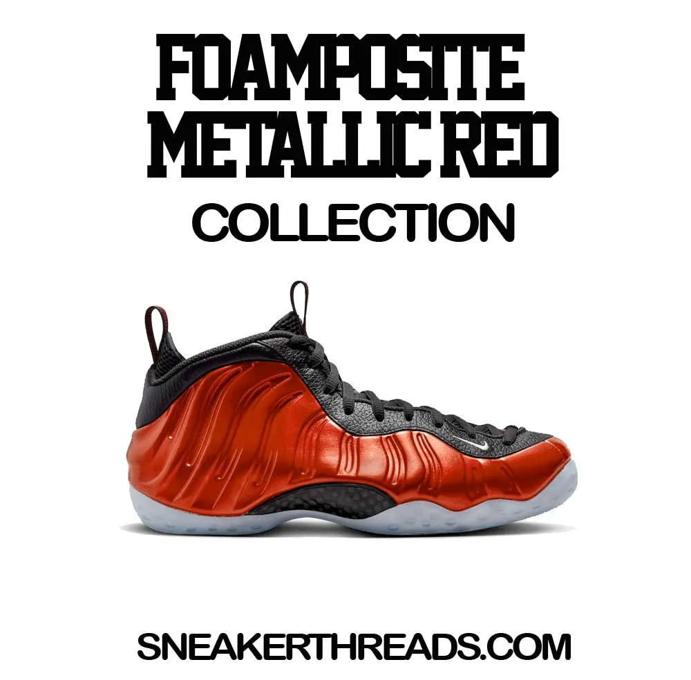 Foamposite Metallic Red One Penny Shirt