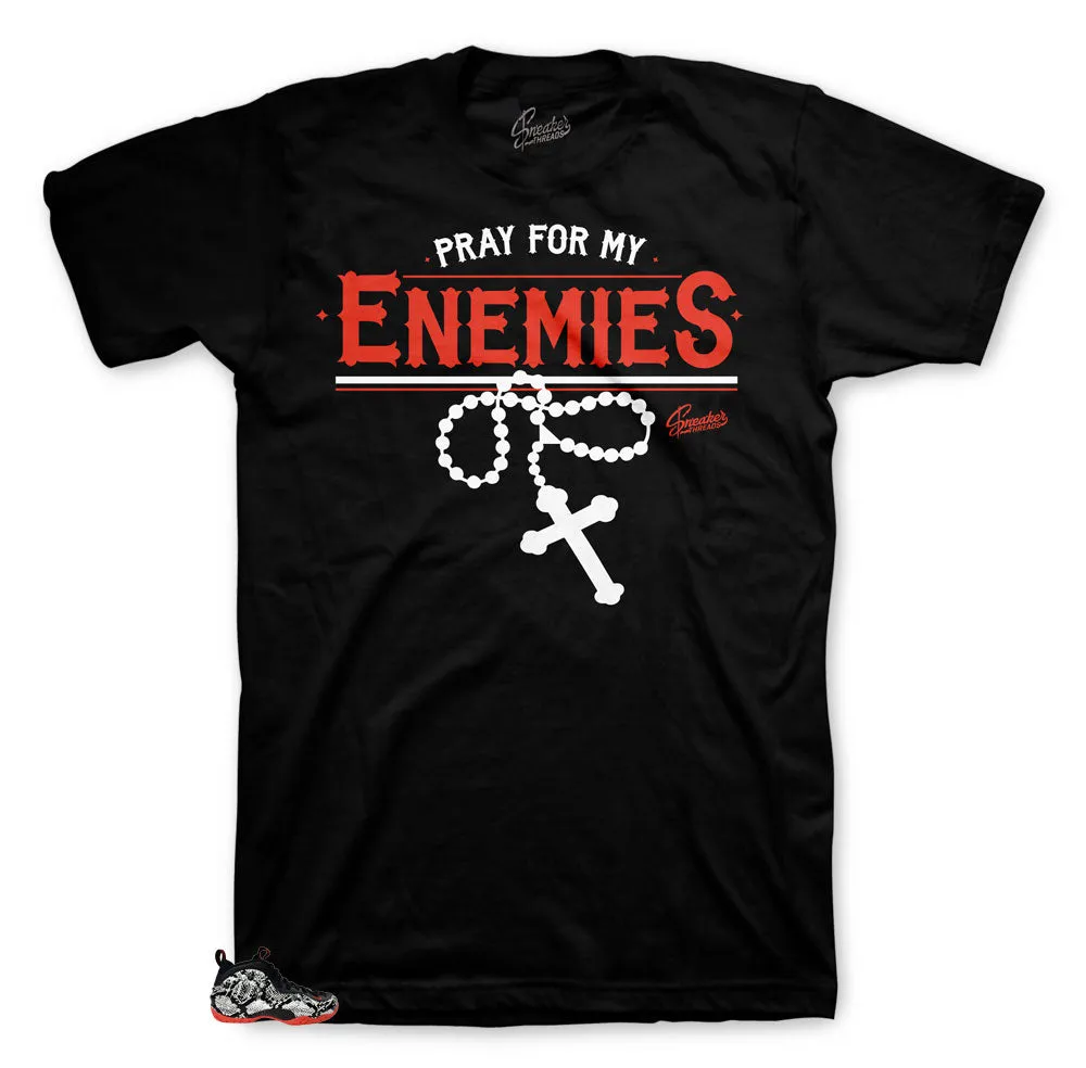 Foamposite Snakeskin Shirt - Enemies - Black