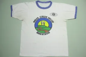 Gales Creek Valley Marathon Vintage 80's Ringer Kiwanis International T-Shirt