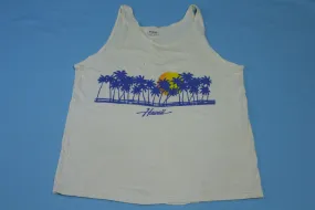 Hawaii Surf Made in USA Vintage 80's Stedman Tank Top Shirt