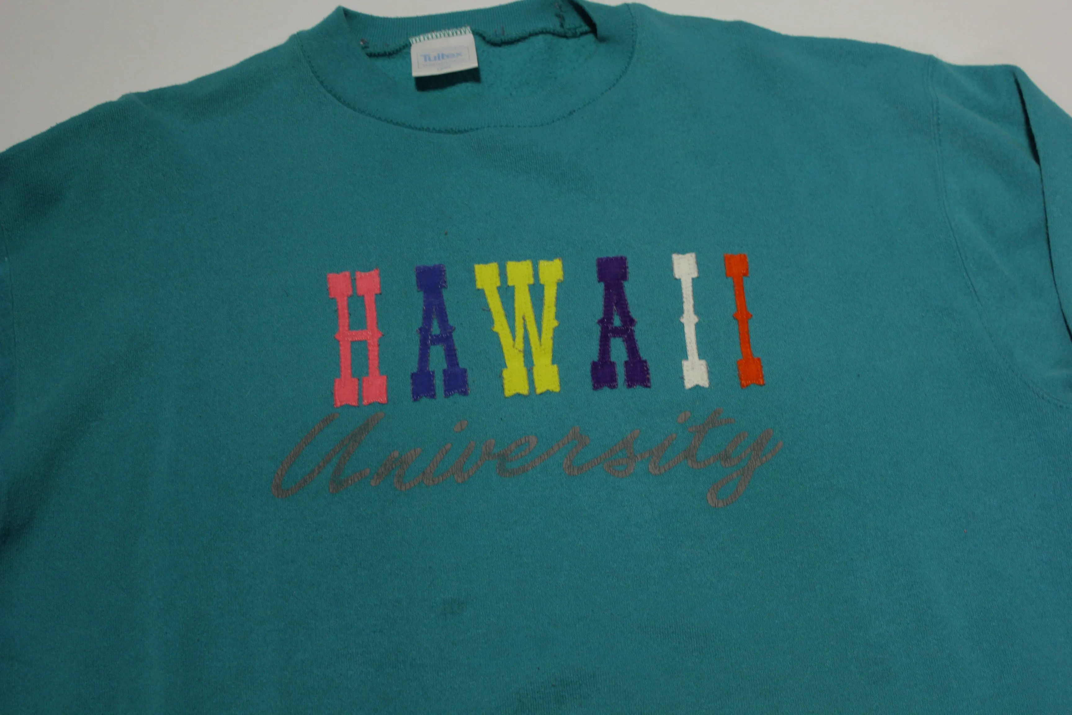 Hawaii University Vintage 90's Tultex Collegiate Crewneck Sweatshirt