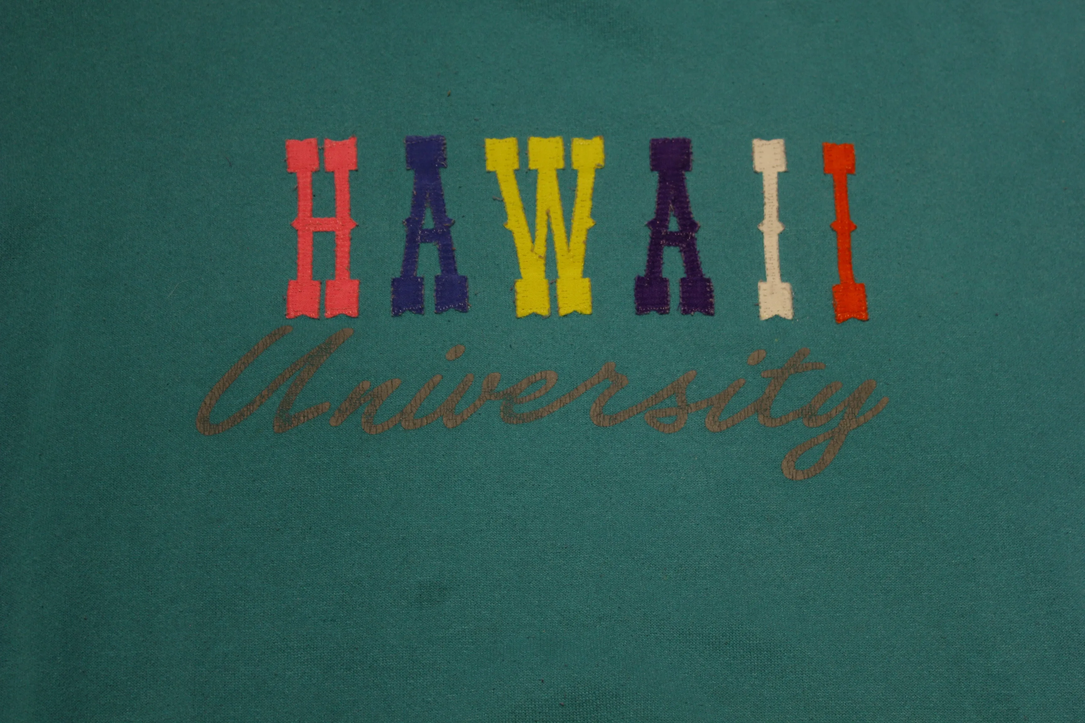 Hawaii University Vintage 90's Tultex Collegiate Crewneck Sweatshirt