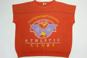 International Athletic Clubs World's Gym Vintage 90's MacGregor Short Sleeve Sweatshirt