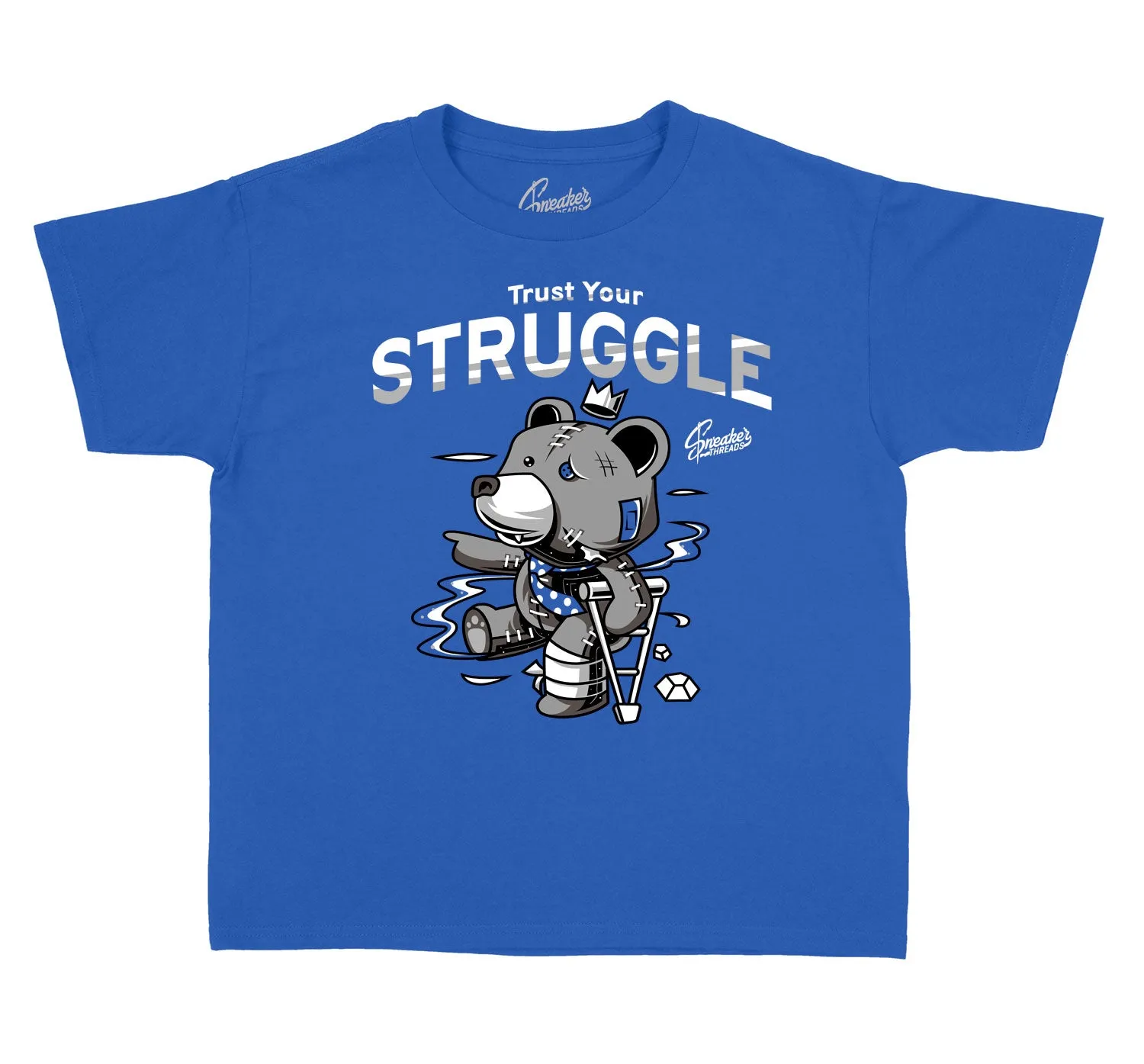 Kids Stealth 5 Shirt - Trust Your Struggle - Blue