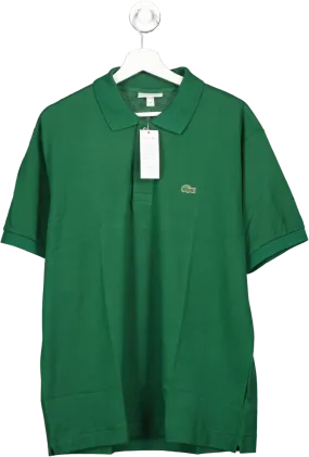 Lacoste Polo Shirt Pique Mid Green BNWT UK XL