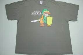 Legend of Zelda Sword Shield 2004 Nintendo Promo Delta T-Shirt