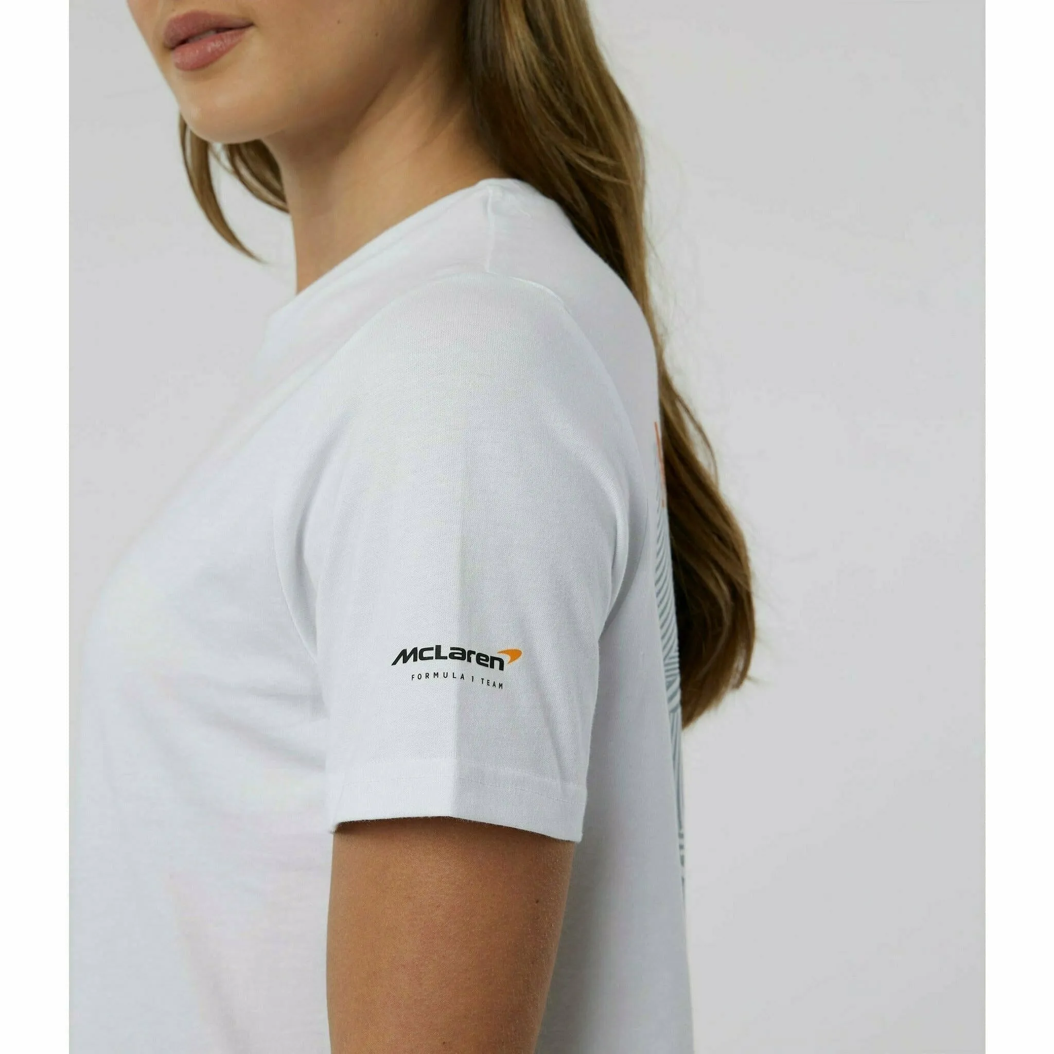 McLaren F1 Special Edition Monaco GP Women's Graphic T-Shirt - White/Black