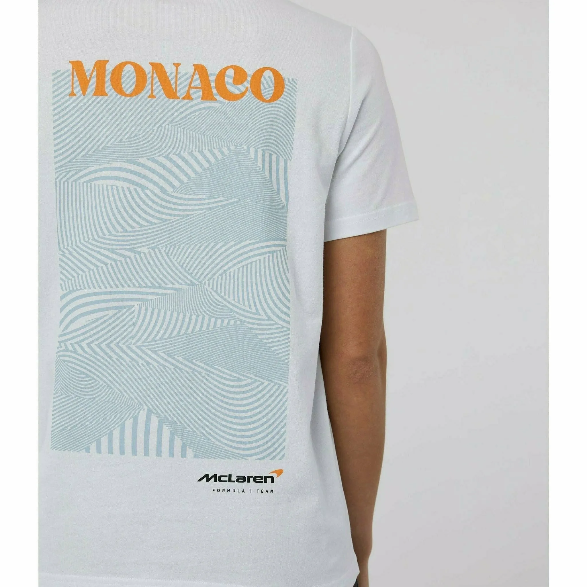 McLaren F1 Special Edition Monaco GP Women's Graphic T-Shirt - White/Black