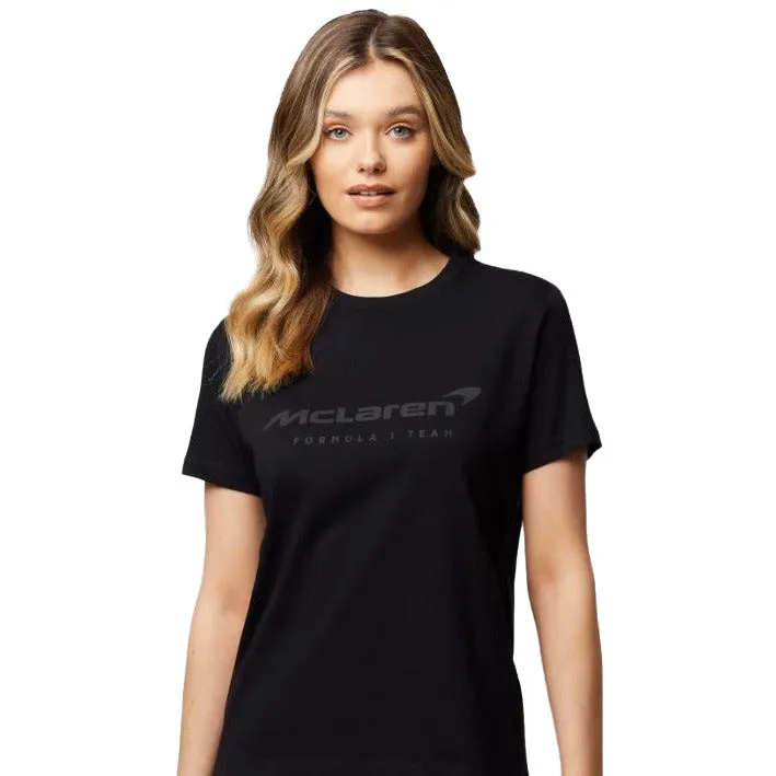 McLaren F1 Women's Core Essentials Logo T-Shirt -Papaya/Phantom/Blue/Black/Storm Gray