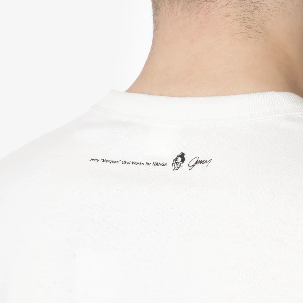 Nanga x Jerry Ukai Eco-Friendly Hybrid Logo T-Shirt