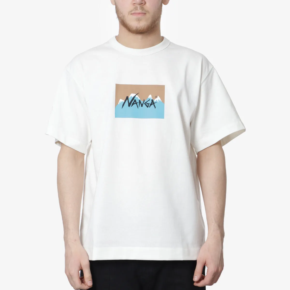 Nanga x Jerry Ukai Eco-Friendly Hybrid Logo T-Shirt