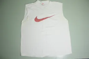 Nike Center Printed Swoosh Vintage 90's Made in USA Muscle Tank Top Sleeveless Shirt