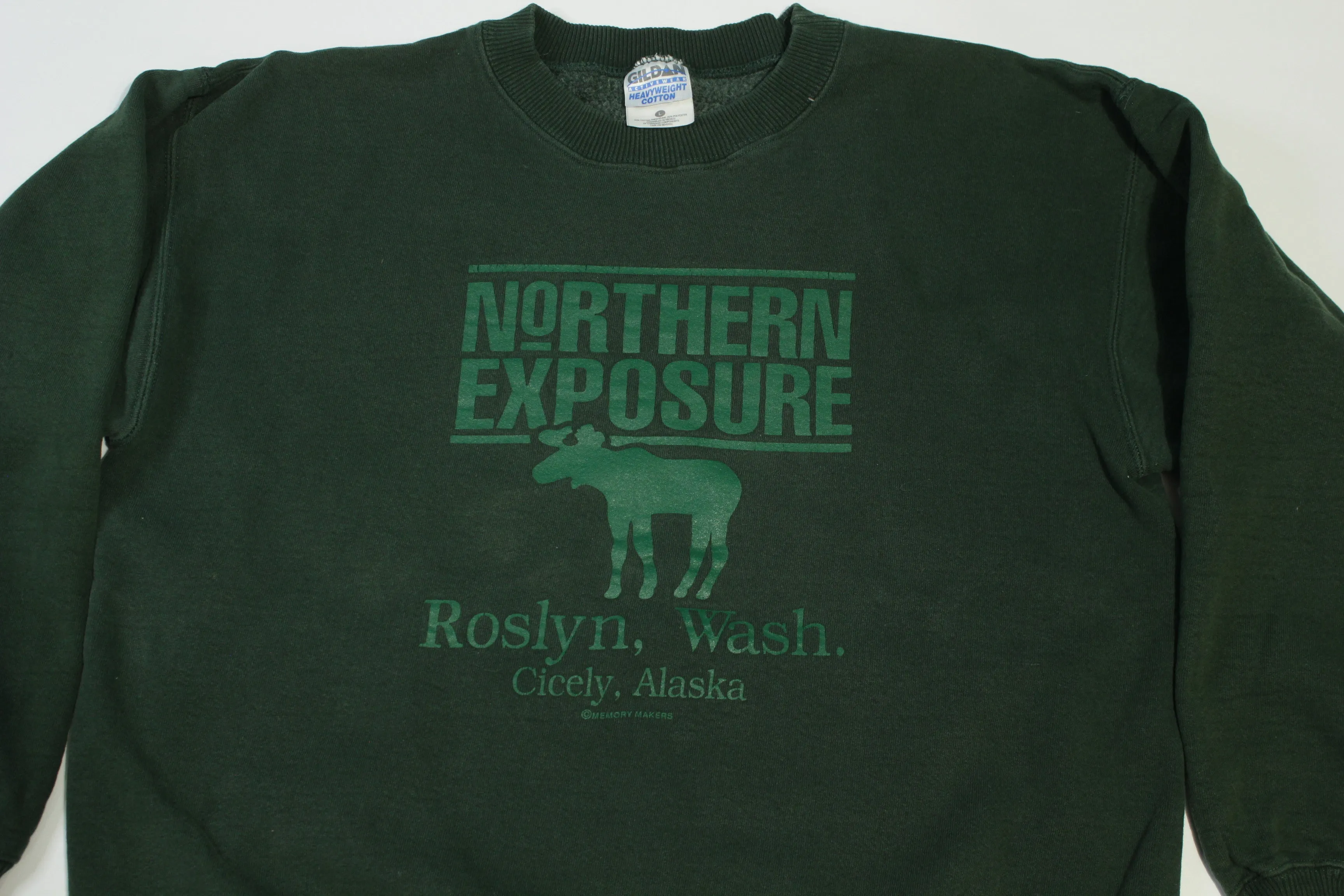 Northern Exposure Roslyn WA Cicely Alaska Vintage 90's Movie Promo Crewneck Sweatshirt