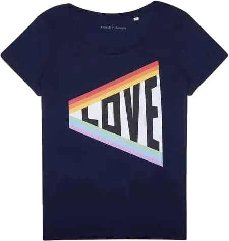 Orwell   Austen Blue Love T Shirt UK XS