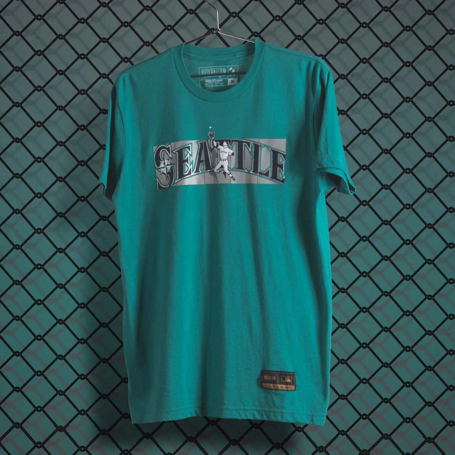 Outfield Fence Tee - Seattle Mariners