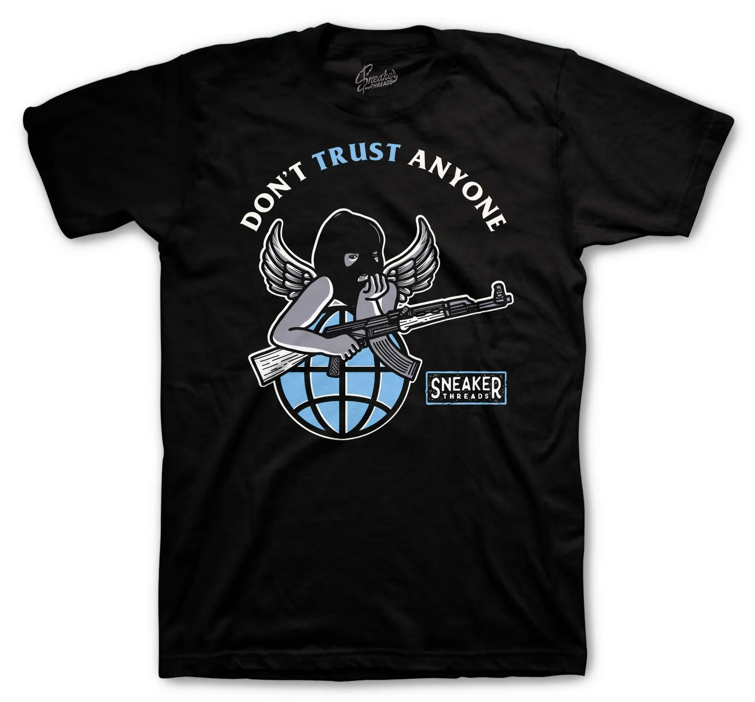 Retro 1 University Blue Trust Angel Shirt