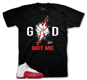 Retro 12 Cherry God Got Me Shirt