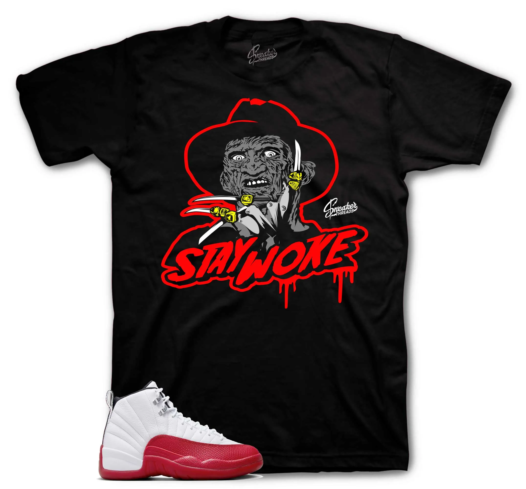 Retro 12 Cherry Stay Woke Shirt