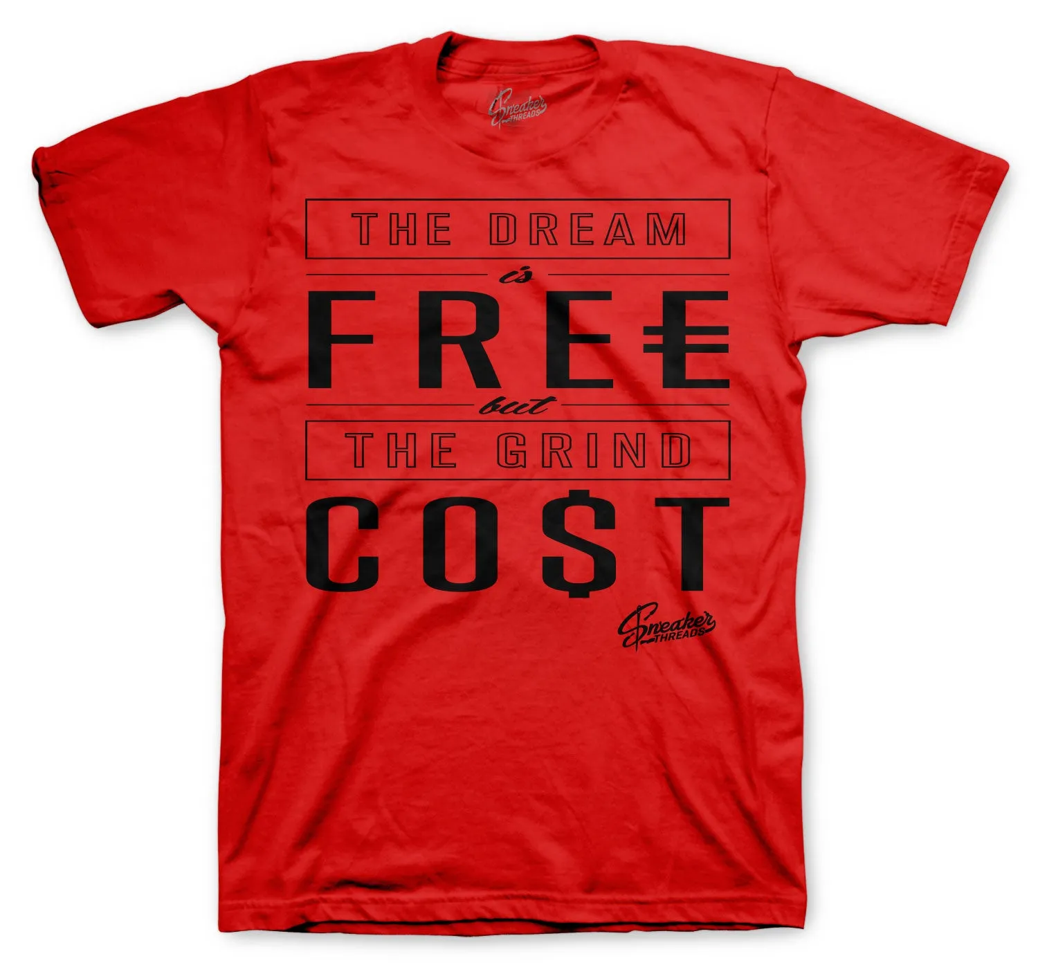 Retro 12 Reverse Flu Shirt - Cost - Red