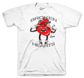 Retro 12 Twist Broken Hearts Shirt