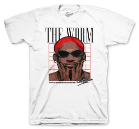 Retro 12 Twist Shirt - Worm - White