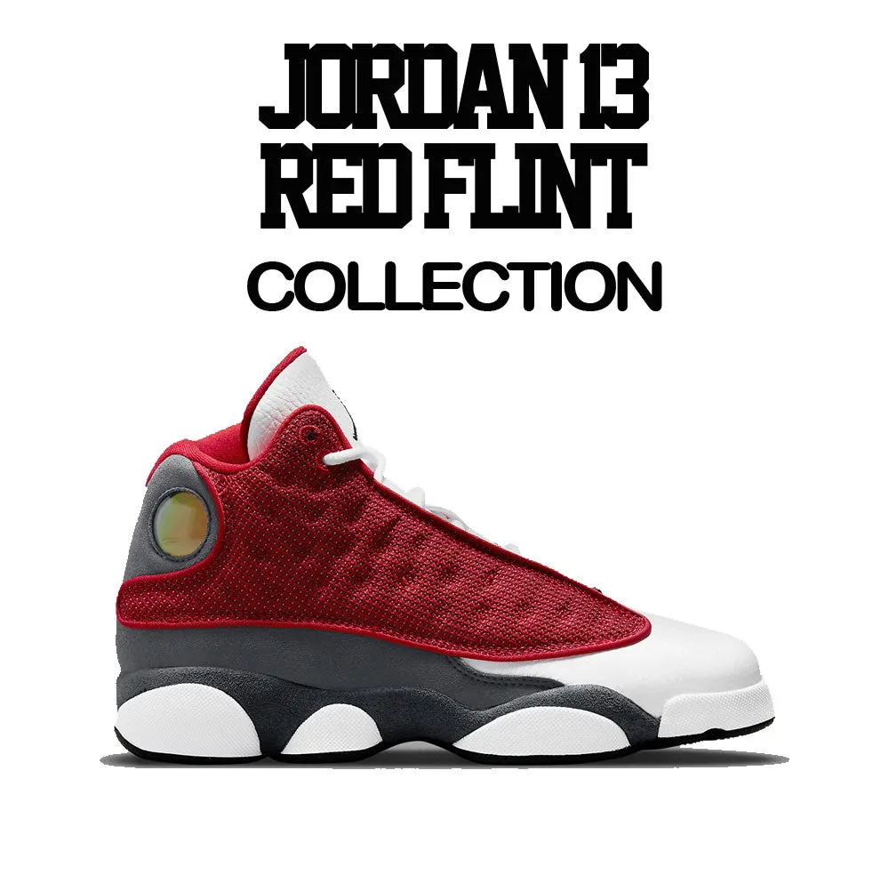 Retro 13 Red Flint Bullface Shirt