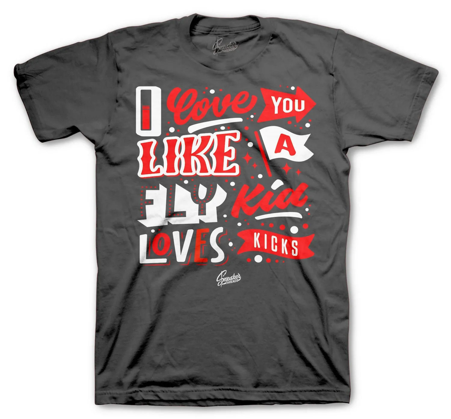 Retro 13 Red Flint Love Kicks Shirt