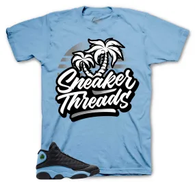 Retro 13 University Blue Shirt - ST Palms - Blue