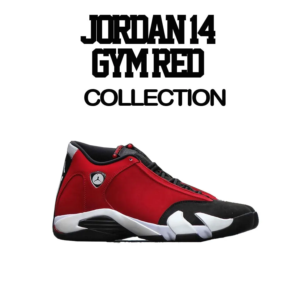 Retro 14 Gym Red Shirt - Bullface - Gym Red