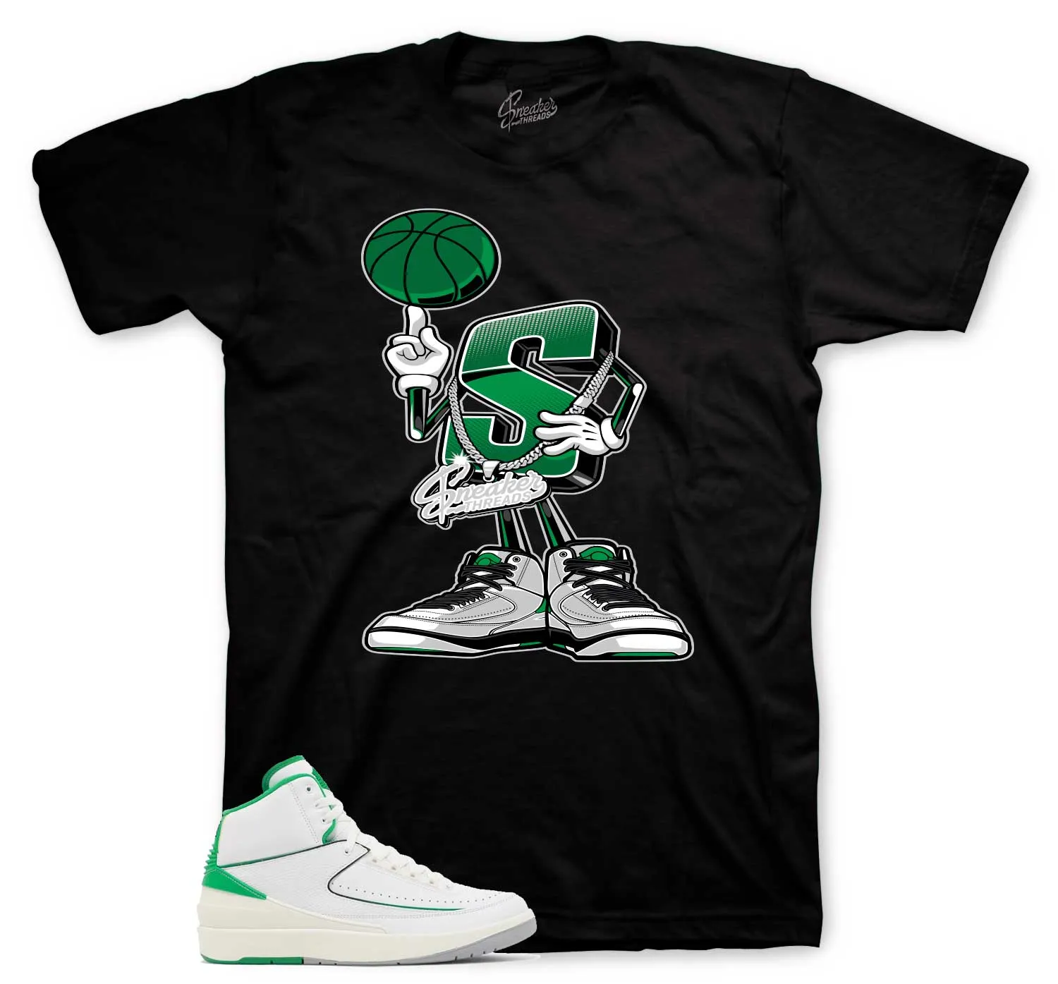 Retro 2 Lucky Green Big S Shirt