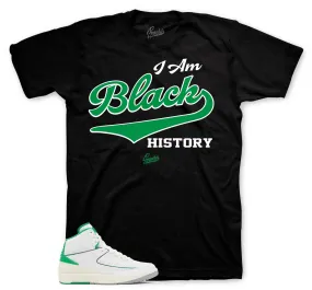 Retro 2 Lucky Green Shirt - I Am - Black