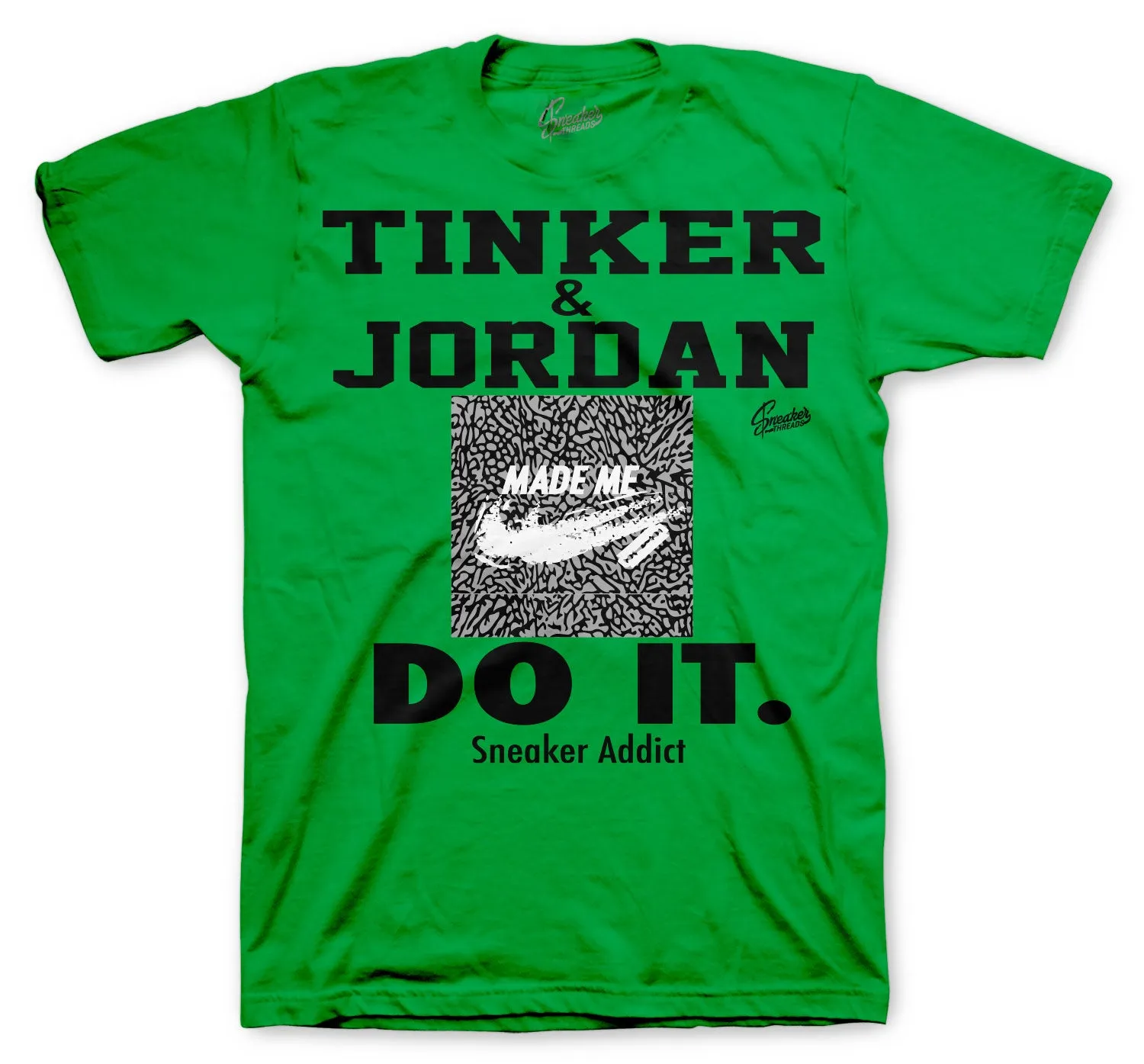 Retro 3 Pine Green Shirt -Do it - Green